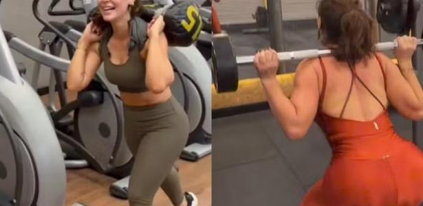 Paolla Oliveira na academia