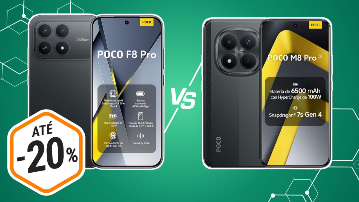POCO M8 Pro vs POCO F8 Pro: qual é o melhor telemóvel para ti? Descobre aqui!