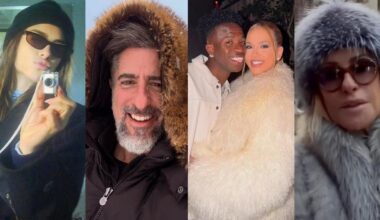 Celebridades trocam o calor do Brasil pelo frio em viagens internacionais - Portal Uai