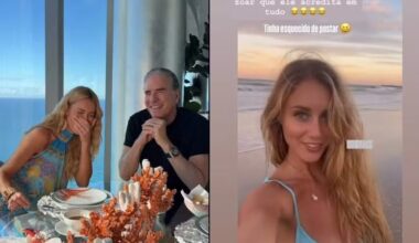 Ana Paula Siebert se diverte ao revelar engano de Roberto Justus com mulheres de IA