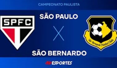 São Paulo x São Bernardo: confira a transmissão da Jovem Pan ao vivo