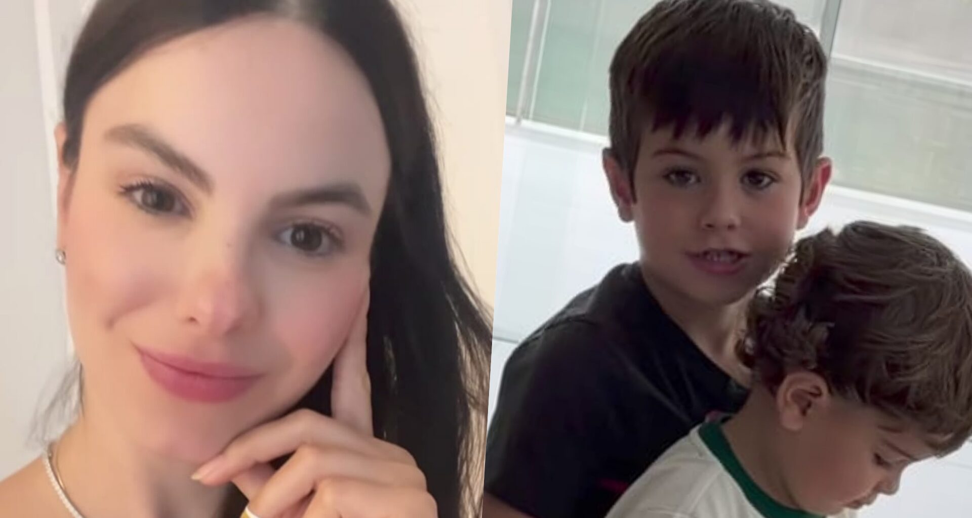 Sthefany Brito posta vídeo dos filhos