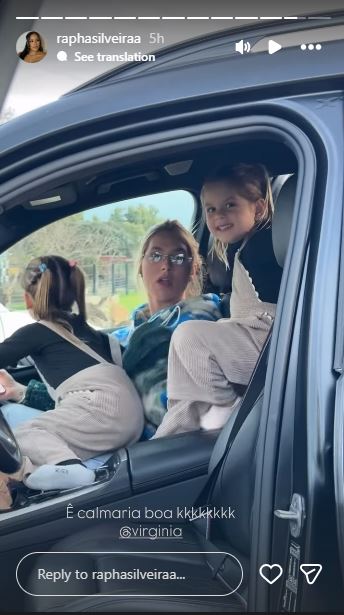 Virginia e as filhas em safari na Espanha - Foto: Reprodução / Instagram