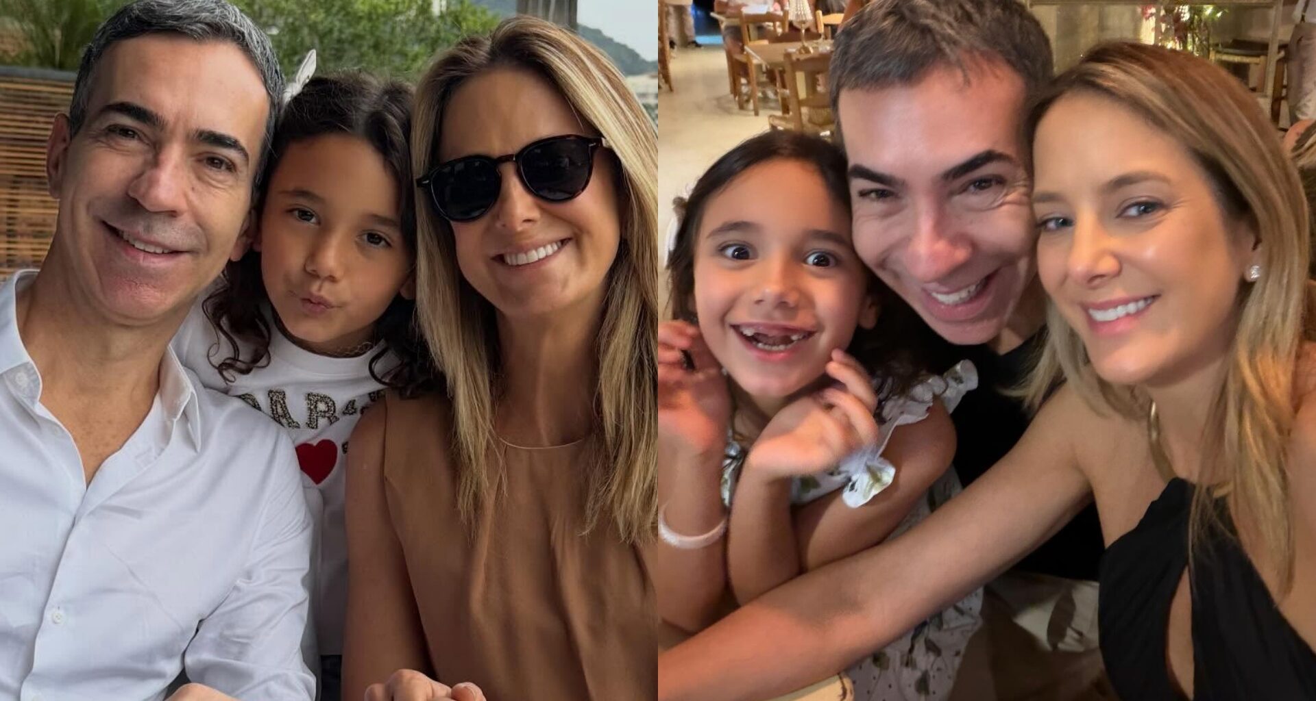 Ticiane Pinheiro com a família