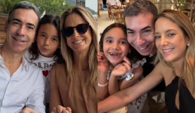 Ticiane Pinheiro com a família