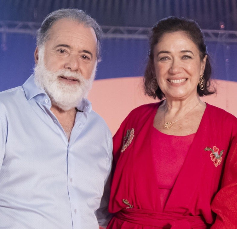 Tony Ramos e Lilia Cabral — Foto: Paulo Belote/Globo