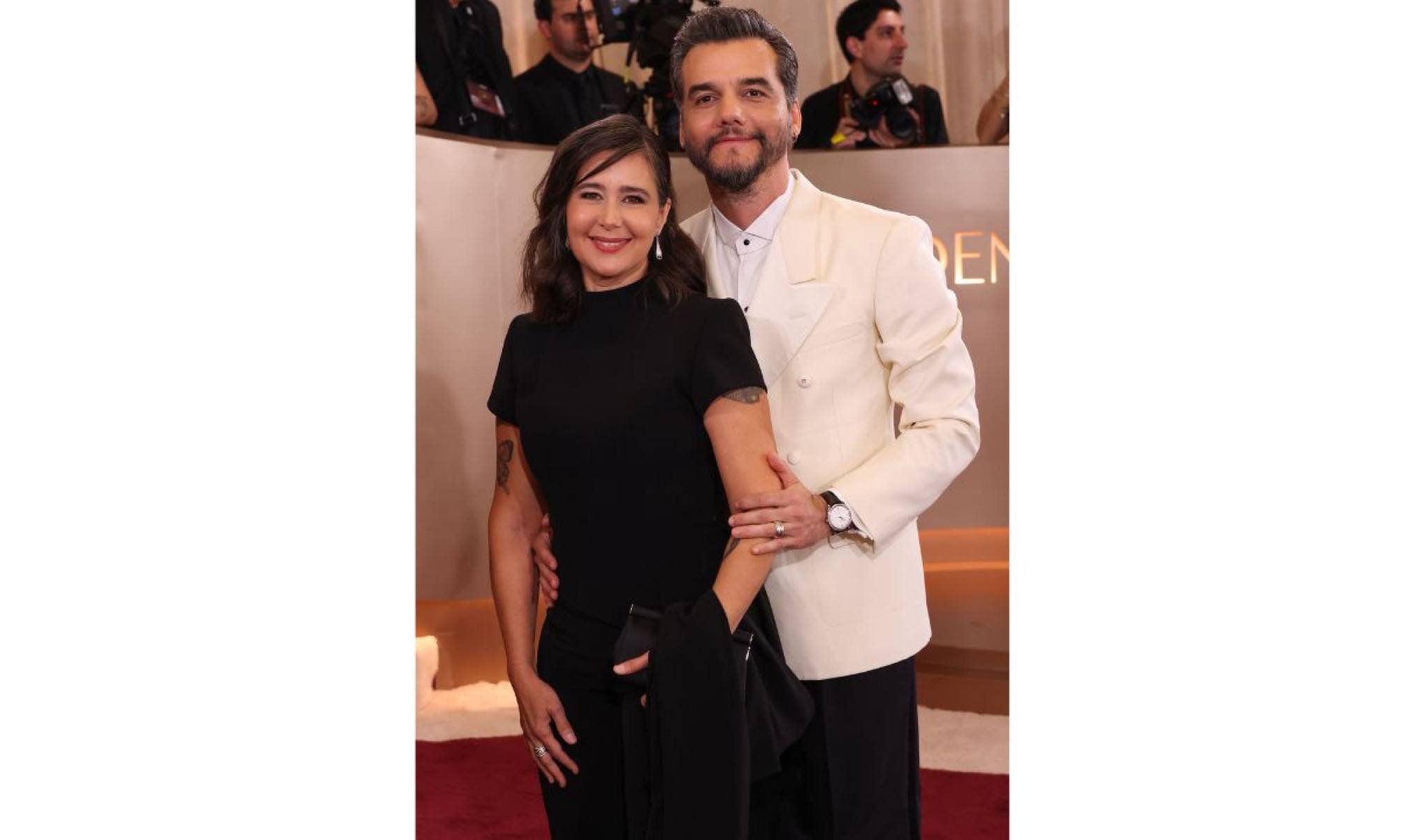 Wagner Moura e Sandra Delgado
-Globen Globes / reprodução