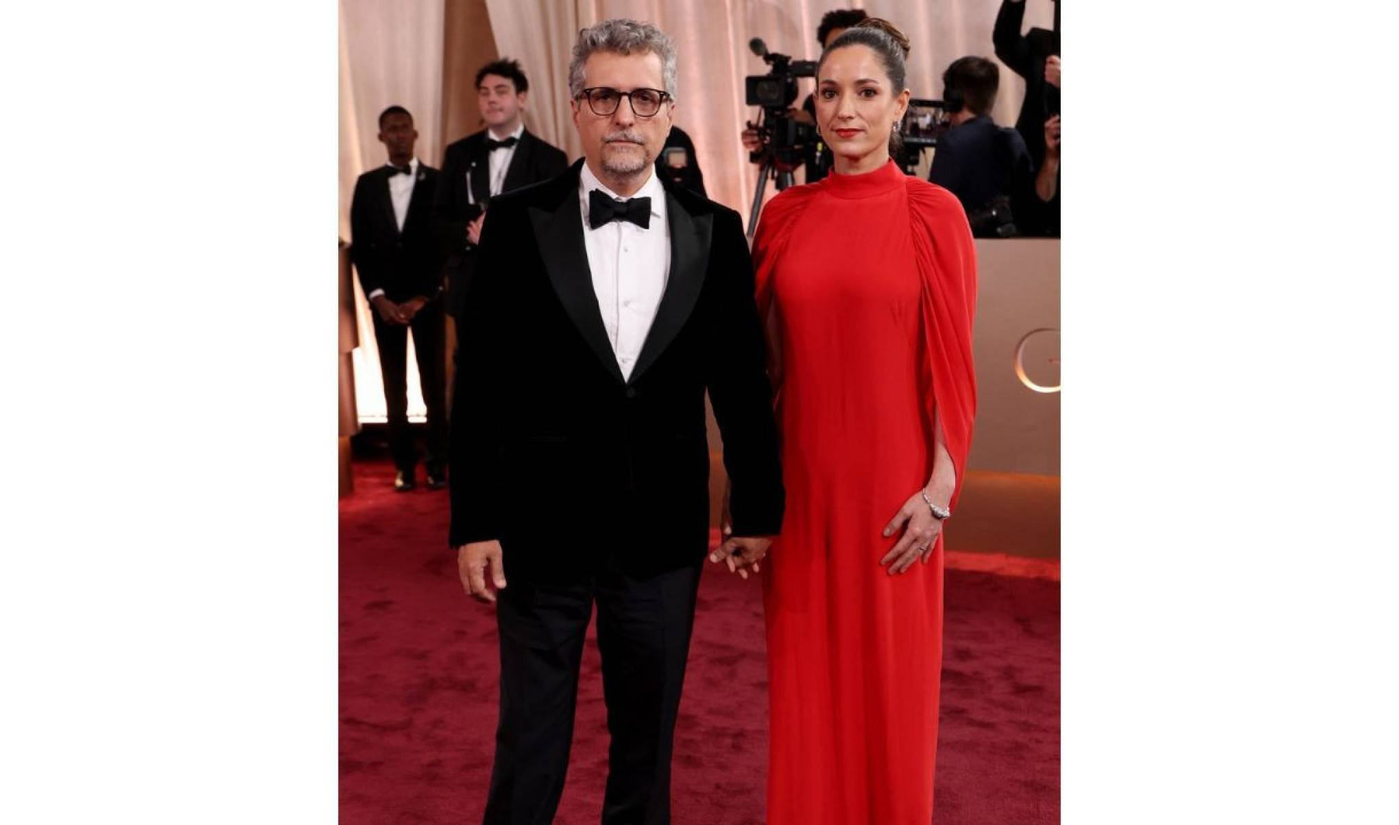 Kleber Mendonça Filho e Emilie Lesclaux
-Globen Globes / reprodução