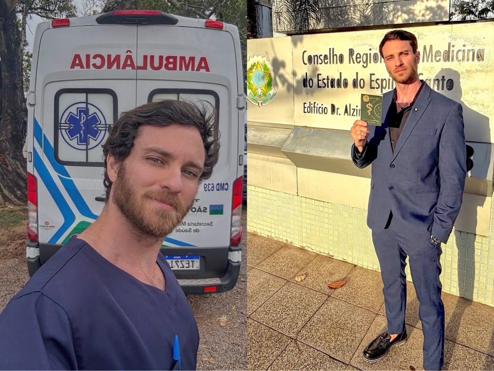 Algum tempo após participar do "BBB 22", Lucas Bissoli voltou para a faculdade de medicina, se formou e atua na área — Foto: Reprodução/Instagram