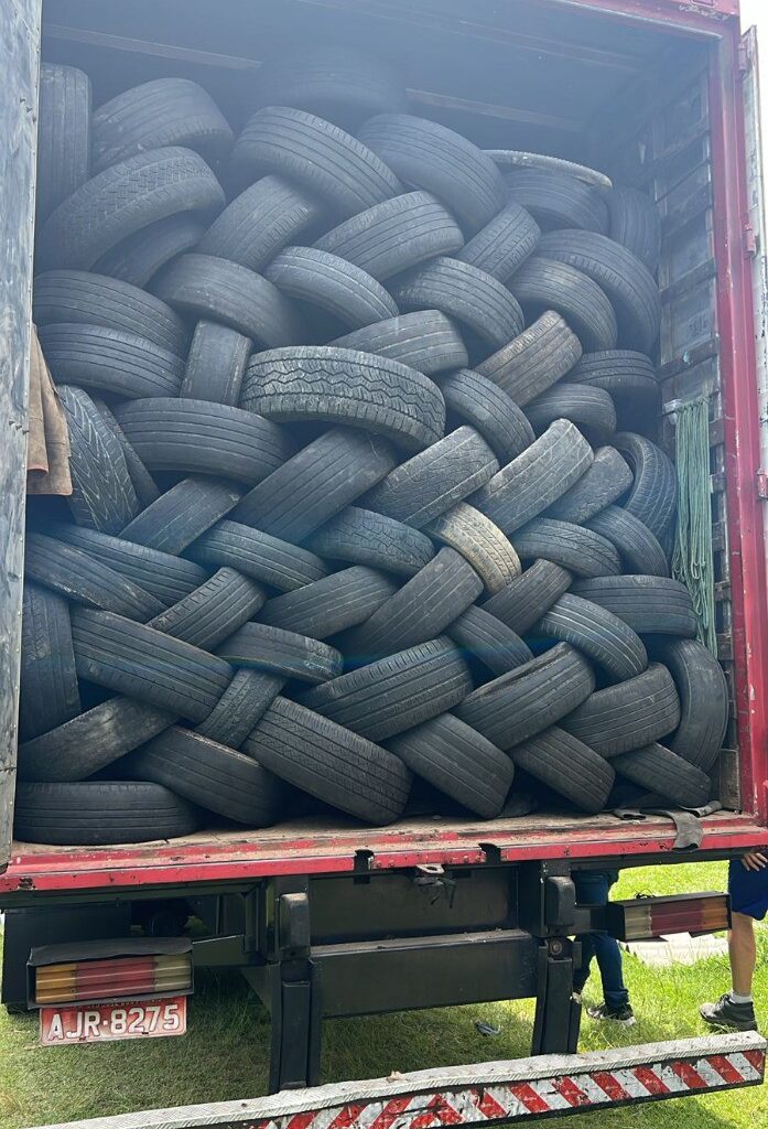 Vigilância em Saúde realiza recolhimento de mais de 15 toneladas de pneus inservíveis - Notícias