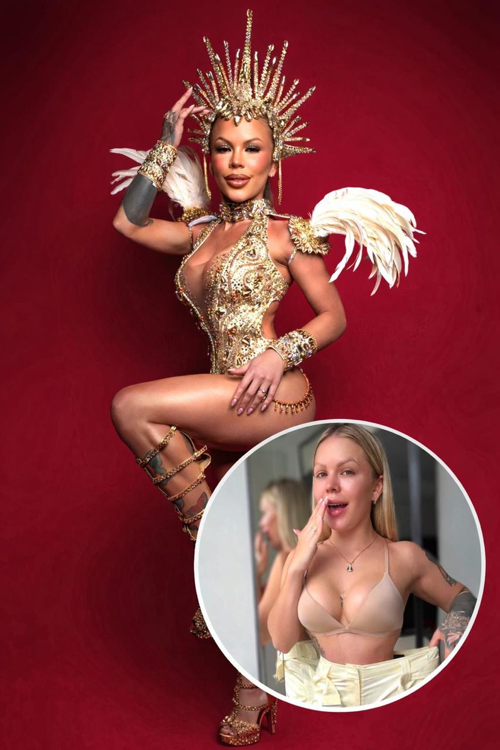 Carnaval 2026: Ravena Hanniely detalha preparação para desfilar com 62 cm de cintura na Sapucaí — Foto: Divulgação | CO - Assessoria