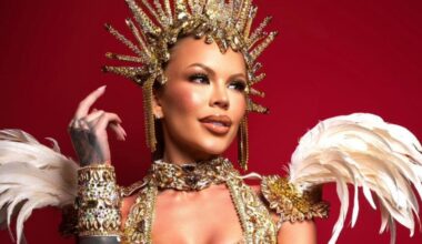 Musa da Estácio de Sá detalha preparação para desfilar com 62 cm de cintura na Sapucaí