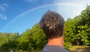 'Chamego de mamãe, bençãos da natureza e pai gato'