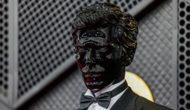 Quem é a celebridade por trás desta máscara nos Grammy? E não, não é Inteligência Artificial