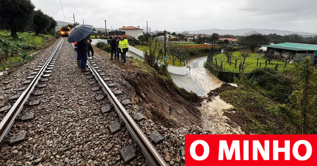 Circulação de comboios continua suspensa entre Barcelos e Tamel