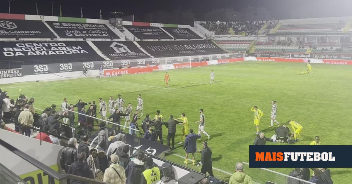 Expulsões, empurrões e ânimos exaltados no final do Estrela da Amadora-Tondela