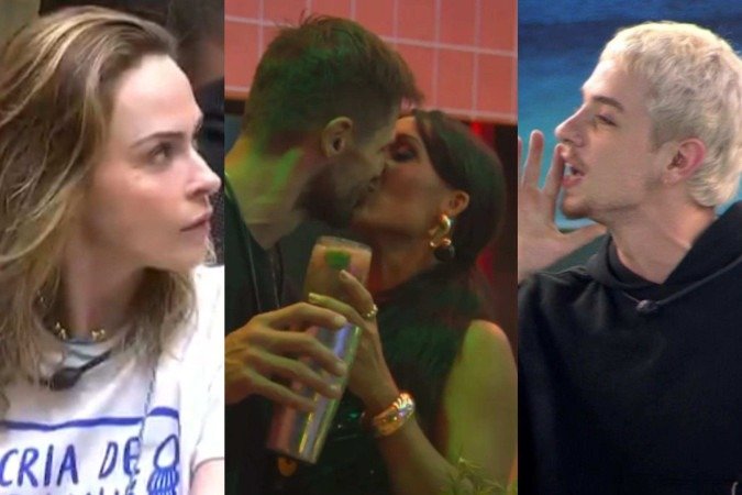 Resumo BBB 26: festa tem Ana Paula barrada, Jonas desprezando Maxiane após beijo e barraco -  (crédito: Reprodução/TV Globo)