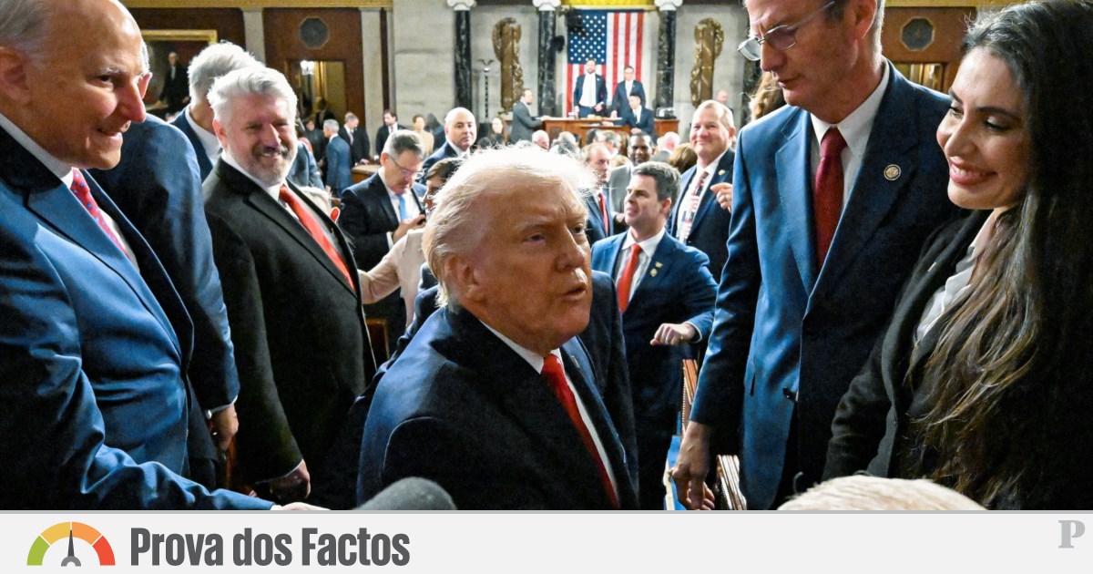 Estado da União nos EUA: cinco mentiras e os factos no discurso de Trump | Prova dos Factos