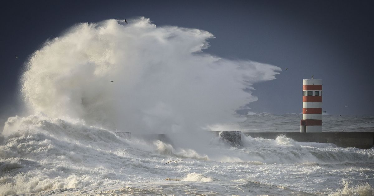 Nova tempestade: depressão Marta chega a Portugal no sábado com chuva, vento forte e neve