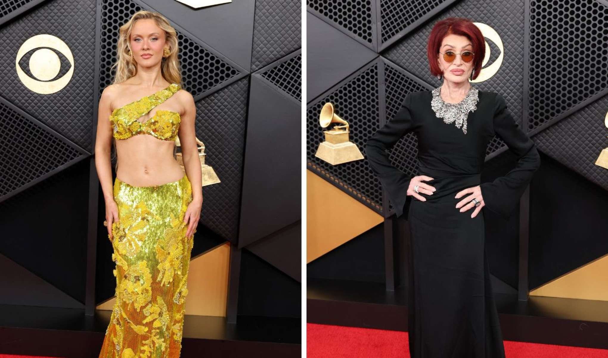 Zara Larsoon e Sharon Osbourne-AFP / Getty Images