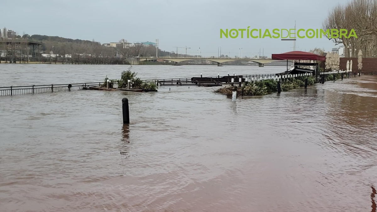 Alerta laranja! Chuva e vento forte podem agravar cheias no Mondego – Notícias de Coimbra