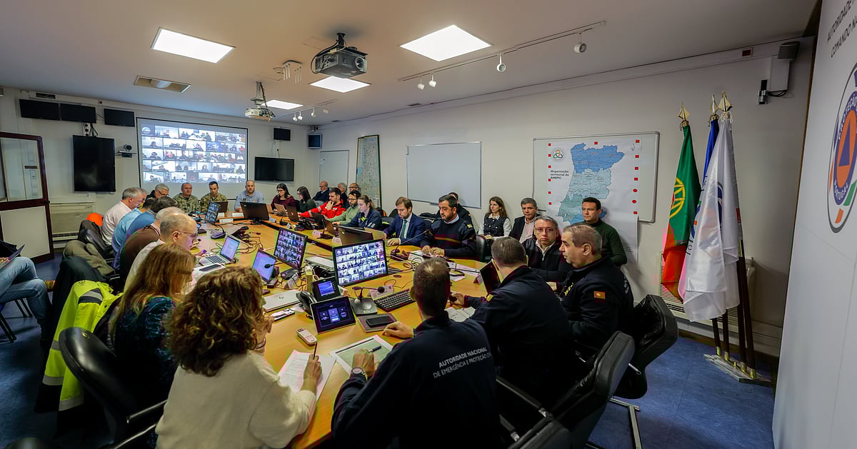 como funciona o comando nacional da Proteção Civil
