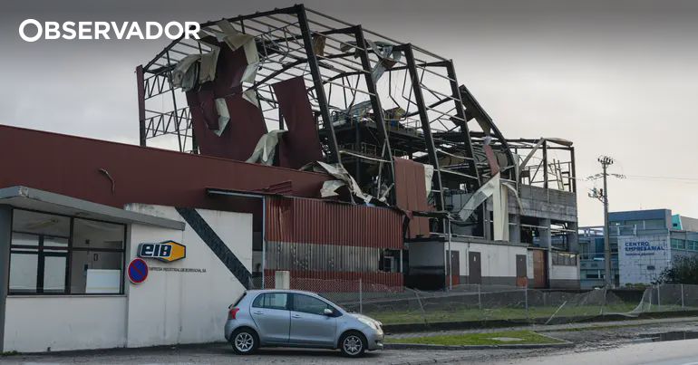 O vento levou quase tudo às empresas da Marinha Grande – Observador