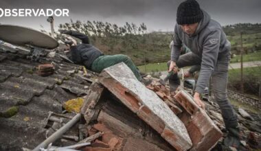 Os moradores que reparam telhados entre risco e necessidade – Observador