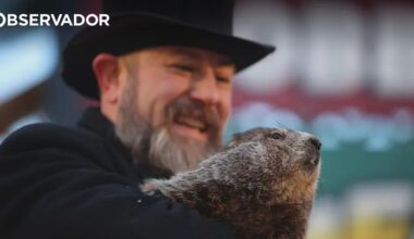 Marmota prevê mais seis semanas de inverno – Observador