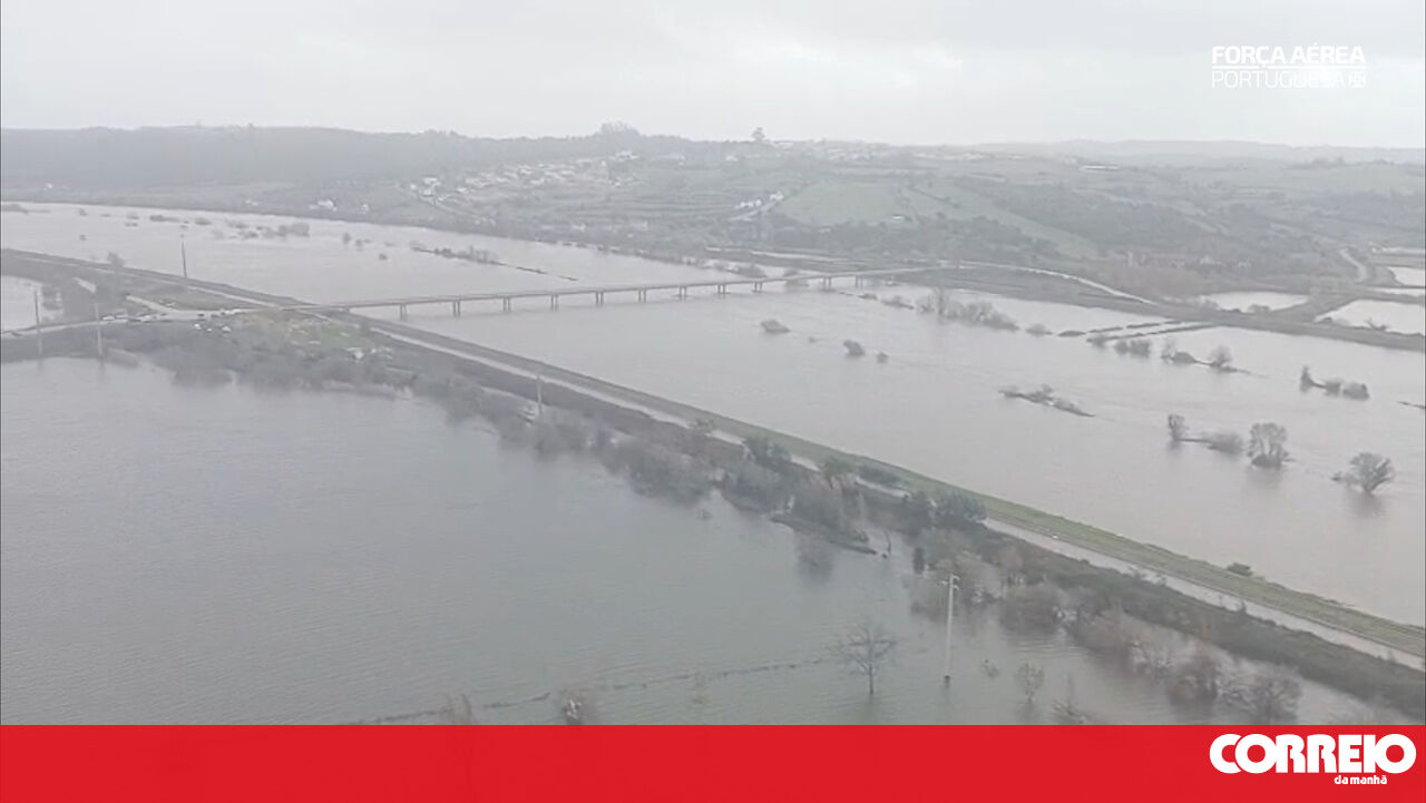 Força Aérea revela imagens impressionantes das cheias - Portugal