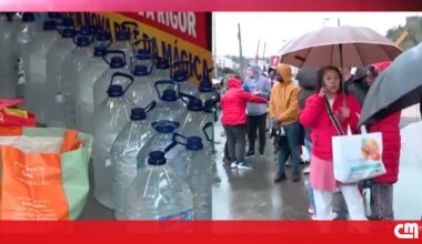 Longas filas no estádio de Leiria. População procura bens de primeira necessidade - cmjornal.pt