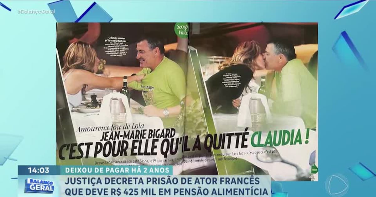 Justiça Brasileira decreta prisão de humorista francês por falta de pagamento de pensão alimentícia – Record