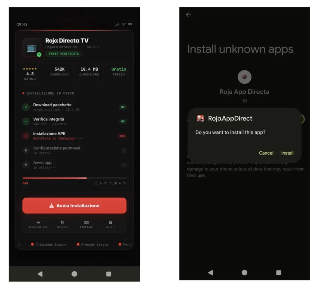 Android malware IPTV notas