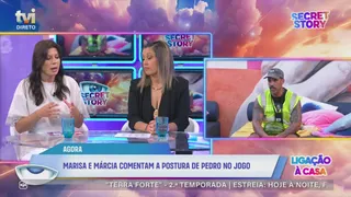 Na presença de Marisa, Marcia afirma que Pedro «não tem moral» quando o assunto são brincadeiras com