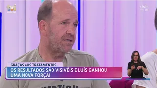 Em fevereiro, Luís lançou um apelo por ajuda. Hoje, regressa à televisão outra pessoa: “Ainda não ac