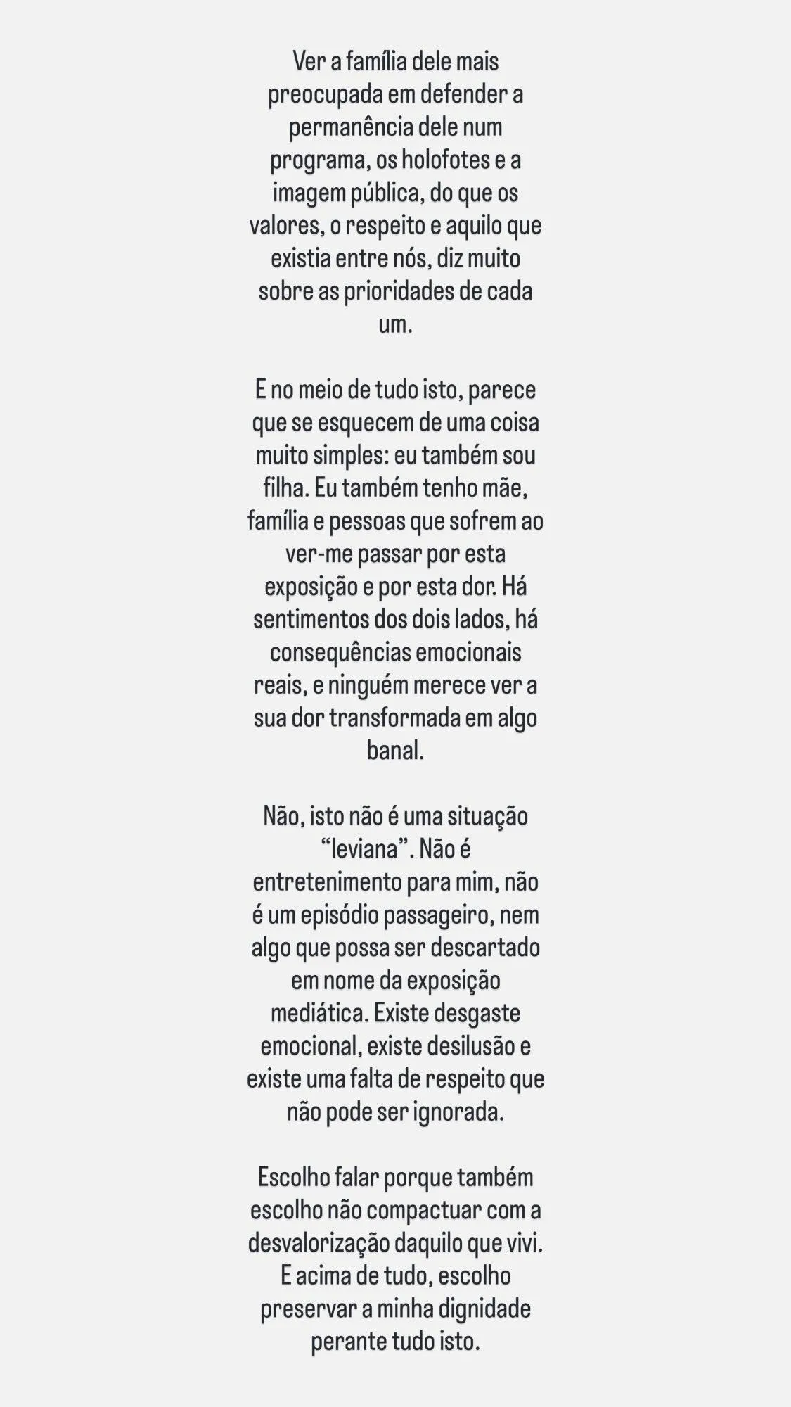Catarina Miranda reage a entrevista da mãe de Afonso Leitão