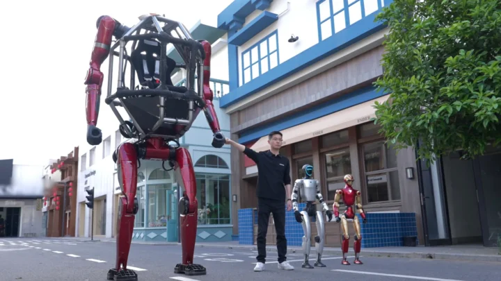 Imagem do robô da Unitree Robotics, o modelo GD01