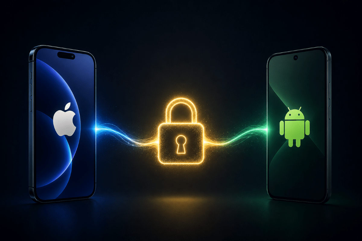 criptografia entre iPhone e Android