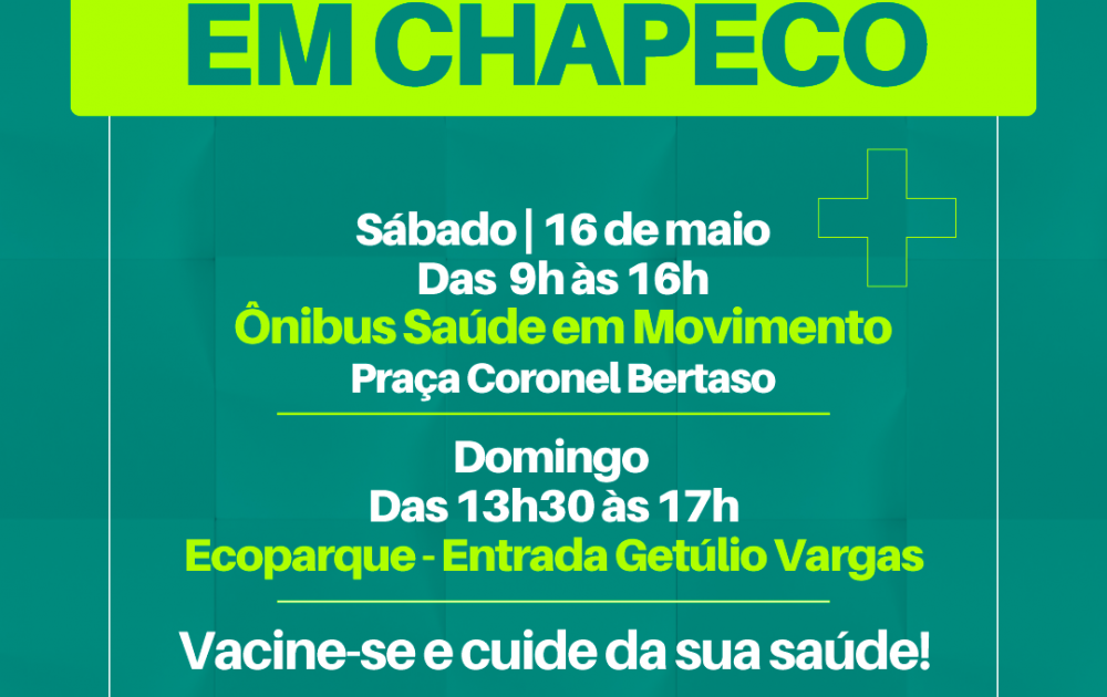Vacinação móvel amplia atendimento no fim semana