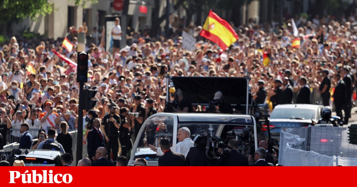 Papa junta 1,2 milhões de fiéis em Madrid e alerta para o egoísmo | Religião