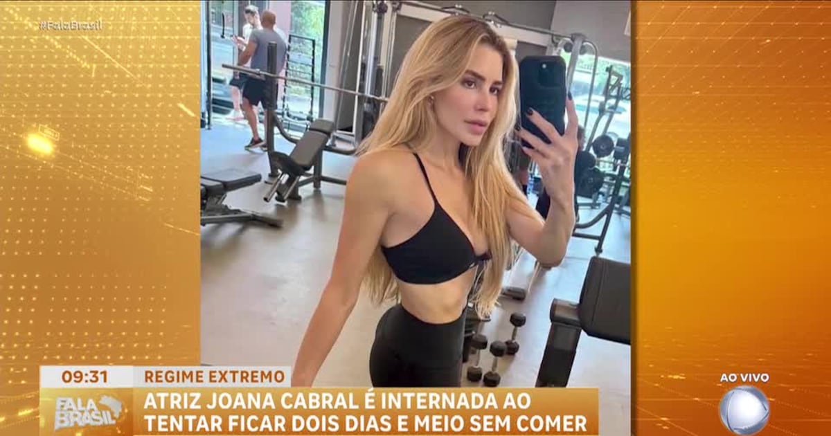 Atriz Joana Cabral é internada após jejum de 60 horas em São Paulo – Record