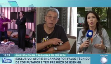 Ator é enganado por falso técnico de computador e tem prejuízo de mais de R$ 20 mil – Record