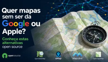 Ilustração mapas open source