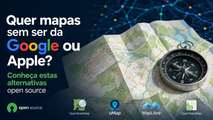 Ilustração mapas open source