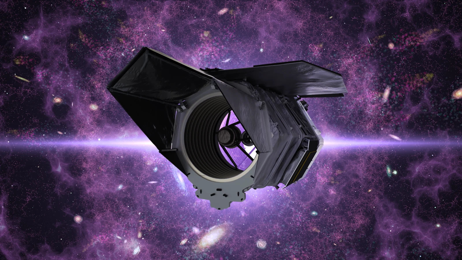 Ilustração do Nancy Grace Roman Space Telescope