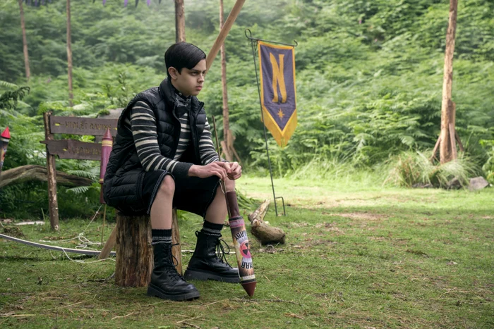 Pugley, mezinul familiei Addams. FOTO: Netflix