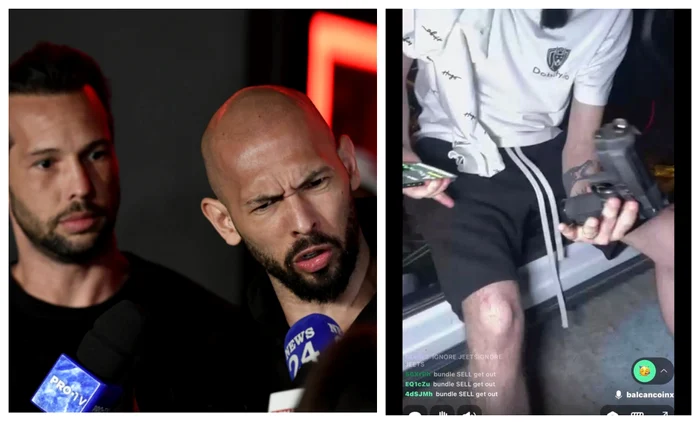 Fraţii Tate acuză poliţia că a întârziat la incident. FOTO: Inquam/Eduard Vînătoru