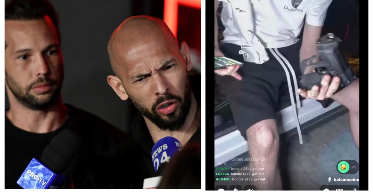 Un bărbat înarmat a încercat să pătrundă în reședința fraților Tate. Individul a transmis totul în direct