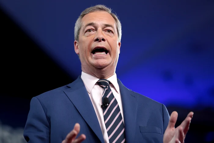 Politicianul britanic Nigel Farage se aflăîn fruntea sondajelor de opiniei, în UK. FOTO: Arhivă
